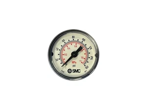 SMC 111.12 1.5″ Face 0-160 PSI Pressure Gauge 1/8″ NPT Back-Mount CBM M5 - Picture 1 of 3