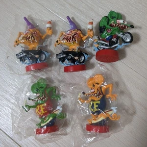 Rat Fink Ed Roth Figura Mini Muñeca Lote 5 Set Retro Monstruo Hot Rod Japón m622 - Imagen 1 de 8