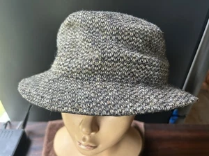 Men’s LL Bean Hat Cap Medium Wool Harris Tweed Gore-Tex NEW w/ TAGS Bucket Style - Picture 1 of 8