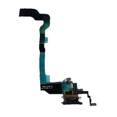 Repuesto de puerto de carga iPhone X OEM Apple Dock Flex Cable con adhesivo negro Foto 1 de 2