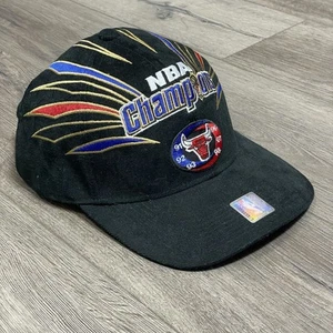 Vintage 1998 Chicago Bulls Strapback Hat NBA Champions Locker Room Starter Hat - Bild 1 von 11
