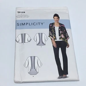 Kimono Jacket Size XXS-XXL UNCUT Sewing Pattern Simplicity s9124 - Picture 1 of 2