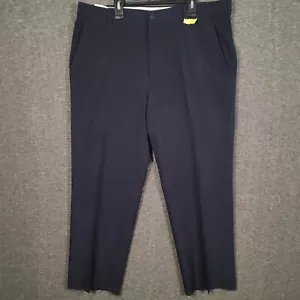 FJ Foot Joy Pants Men's 36x32 Navy Blue Straight Performance Tech Golf Chino - Picture 1 of 12
