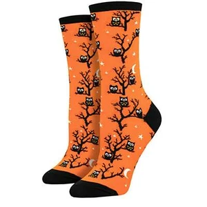 Owls in a Tree Sock Panda (Adult Medium - Women's Shoe Sizes 5-10) - Picture 1 of 3