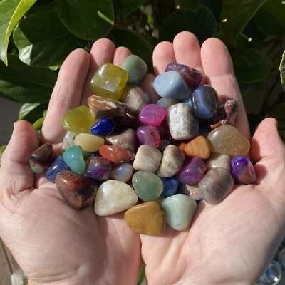 1kg Bulk Crystal Tumble Stone Mix "ULTIMATE MIX" (80+ Tumble Stones) - image 1 of 4