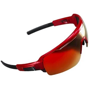 BBB BSG-61 Commander Bicycle Cycle Bike Sunglasses Gloss Red / Red Lenses - Picture 1 of 7
