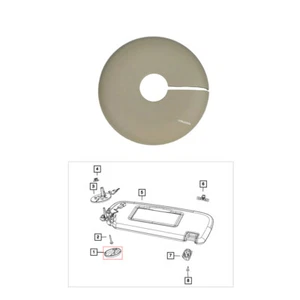 1MZ82HDAAB Sun Visor Bracket Cover Fit For 2011-2020 Jeep Grand Cherokee Dodge - Imagen 1 de 5
