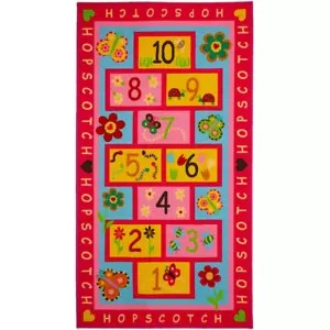 Hopscotch Rug Play Carpet â?? Educational & Fun Kidâ??s Mat for Bedroom, Nursery - Picture 1 of 6