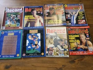 🔶️8 X 1990s AFL FOOTBALL FOOTY RECORD MAGAZINE VINTAGE  AUSSIE RULES - Picture 1 of 9