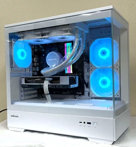 Custom Gaming PC Computer Intel , RTX 4060, 1 TB SSD, 32GB RAM, WiFi, Win 11 Pro - Picture 1 of 12