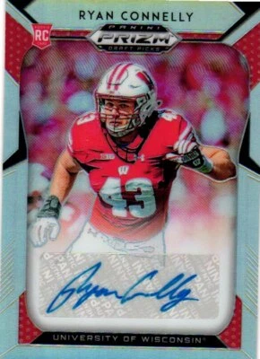 2019 Panini Prizm DP #174 Ryan Connelly Draft Picks Prizms Silver Autographs - Image 1 of 2