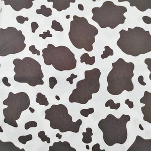 Fabric Michael Miller Lil' Cowpokes Horsey Pony Skin White Brown Cotton 1 Yard - Picture 1 of 3