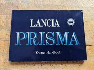 1986 Lancia Prisma (Inc. 4x4 Versions) Owner Handbook - Picture 1 of 7