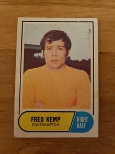 A&BC 1969 Footballer Card Green Back #75  Fred Kemp - Southampton (A)