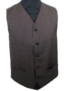 HERREN ANZUGWESTE WESTE HERRENWESTE 4994 PINO FESTLICH SCHWARZ ROT TAUPE 48 - Bild 1 von 4