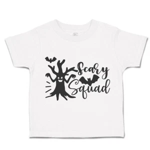 Halloween Toddler T-Shirt Scary Squad Casper Boy & Girl Clothes Baby Funny Tee - Picture 1 of 21