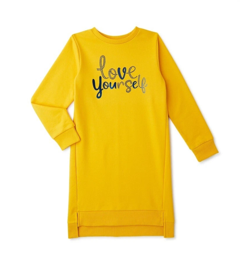 Vestido Sudadera Amarillo Wonder Nation Niñas Varias Tallas ¡¡Nuevo!!! Foto 1 de 1