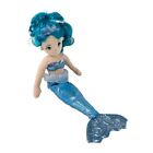 Aurora World Sea Sparkles Mermaid Doll Blue Hair Outfit Fin 17" Plush Doll Toy