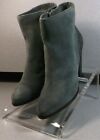 362269 LSPBT50 ELISE WOMENS SHOES SIZE 7 M GRAY SUEDE ZIP BOOTIE JOHNSTON&amp;MUPRHY