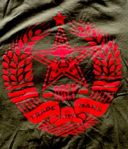 Camiseta Obey Worldwide Marca Corona Logo Estrella Andre Verde Ejército Talla M - Imagen 1 de 4