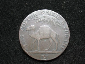 🔥 SALE! INDIAN HOUSE 1792 "TEAS COFFEE SPICES & SUGARS" HARD TIME TOKEN🔥 1us - Picture 1 of 2