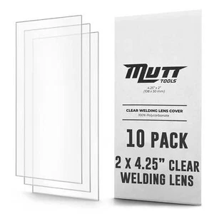 Clear Welding Lenses 2x4.25" – .04” Thick 2x4 Clear Welding Lens, 10 Pack - Picture 1 of 7