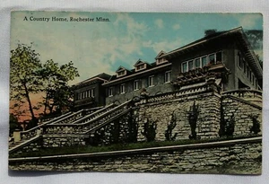 Postal vintage; una casa de campo, Rochester, Minnesota; estampada en 1915 - Imagen 1 de 2
