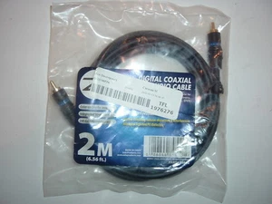 New Zax 85802 6.56Ft./2M Gold-plated Coaxial Digital Audio Cable with Package - Picture 1 of 1