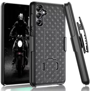 For Samsung Galaxy A15 A14 A13 5G Phone Case with Belt Clip Holster Armor Cover - Picture 1 of 8