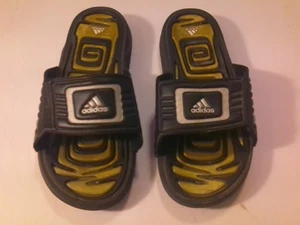Rari sandali Adidas Gel Slides 2003 da uomo taglia 7 oro/nero/argento 606002 Y2K - Foto 1 di 5