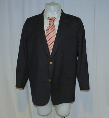 Brooks Brothers 1818 Madison Special Selection Navy Gold Button 3/2 Blazer 48R - Image 1 of 4