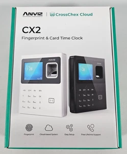 Fingerabdruck Zeit Uhr für Mitarbeiter Kleinunternehmen Stanzmaschine Cloud RFID LCD - Bild 1 von 7