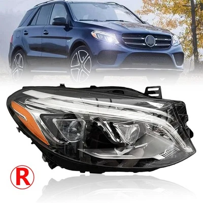Right Passenger Side Headlight LED Lamp For 2016-2019 Mercedes Benz GLE350 W166 - Изображение 1 из 4