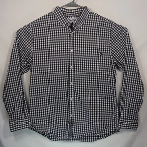 Chubbies Shirt 2XL Friday Blue Gingham Button Up Long Sleeve Casual Mens - Picture 1 of 7