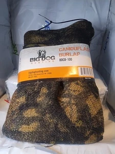 Big Dog Hunting Camouflage Burlap 12x54in - Picture 1 of 6