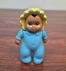 Little Tikes Grand Mansion Dollhouse African American Infant Baby Blue Yellow - Picture 1 of 12