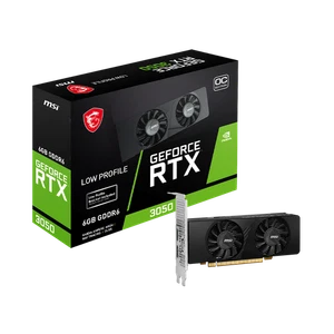 MSI G3050LP6C GeForce RTX 3050 LP 6G OC Low Profile 6GB GDDR6 Graphics Card - Picture 1 of 7