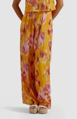Ted Baker Women's Orange Hitako Wide Leg High Waisted Trousers Pants Size 6 - Image 1 of 3