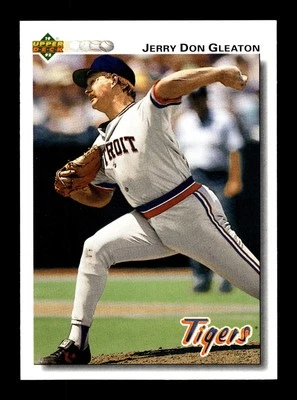 JERRY DON GLEATON ⚾ 1992 Upper Deck Baseball #601 Detroit Tigers - Image 1 of 2