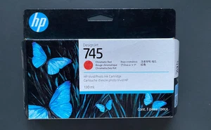 Original HP 745 RED Tinte 130ml - Designjet Z2600 Z5600 - UK MwSt inkl. OVP 2026 - Bild 1 von 1