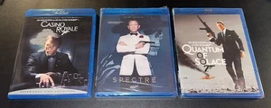 3 James Bond Daniel Craig BLU-RAY LOT »» Casino/Quantum/Spectre EXCELLENT+SEALED - Picture 1 of 10