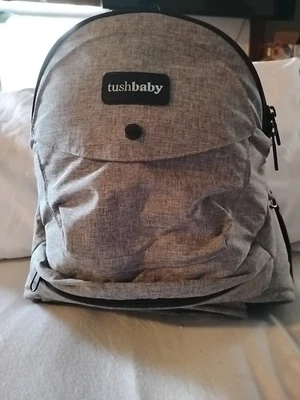 Asiento de cadera TushBaby Lite portabebés gris carbón usado excelente  Foto 1 de 4