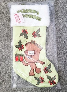 Marvel Guardians of the Galaxy Groot Weihnachtsstrumpf 21 Zoll NEU mit Etikett - Bild 1 von 4