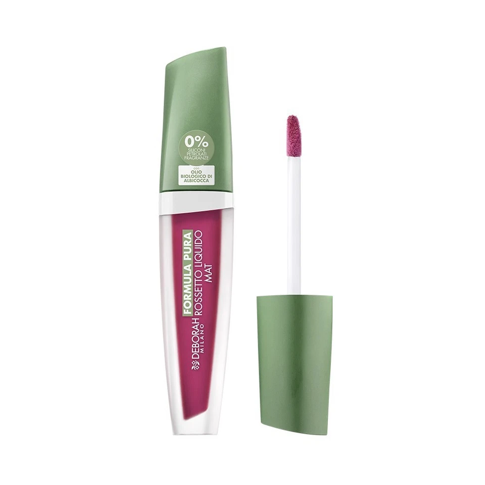 Deborah Formula Pura Rossetto Liquido Mat 05 Mauve 0% Siliconi Lunga Tenuta - Immagine 1 di 1