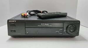 Sony SLV-675HF Hi-Fi Stereo VCR VHS Player Recorder W/ Remote Audio Video TESTED - Picture 1 of 9