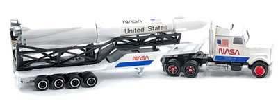 Semirremolque Majorette NASA de 1980 con cohete de 3 etapas escala 1/87 Francia vintage Foto 1 de 4
