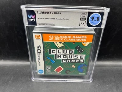 Clubhouse Games CAN Nintendo DS WATA 9.8 A+ FACTORY SEALED VGA - Image 1 of 4