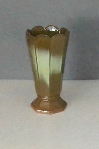 Frankoma Keramik - Prärie grüne Vase - Bild 1 von 4