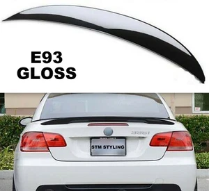 ALERÓN MALETERO TRASERO BMW SERIE 3 E93 NEGRO BRILLANTE CONVERTIBLE 2007-2013 - Imagen 1 de 1