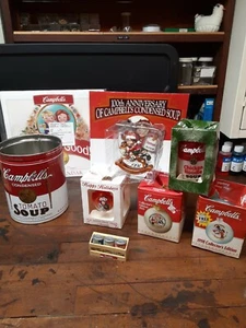 Campbells Suppe Sammlerstücke Lot Vintage Ornamente in Boxen x 5 Magnete Kalender - Bild 1 von 11